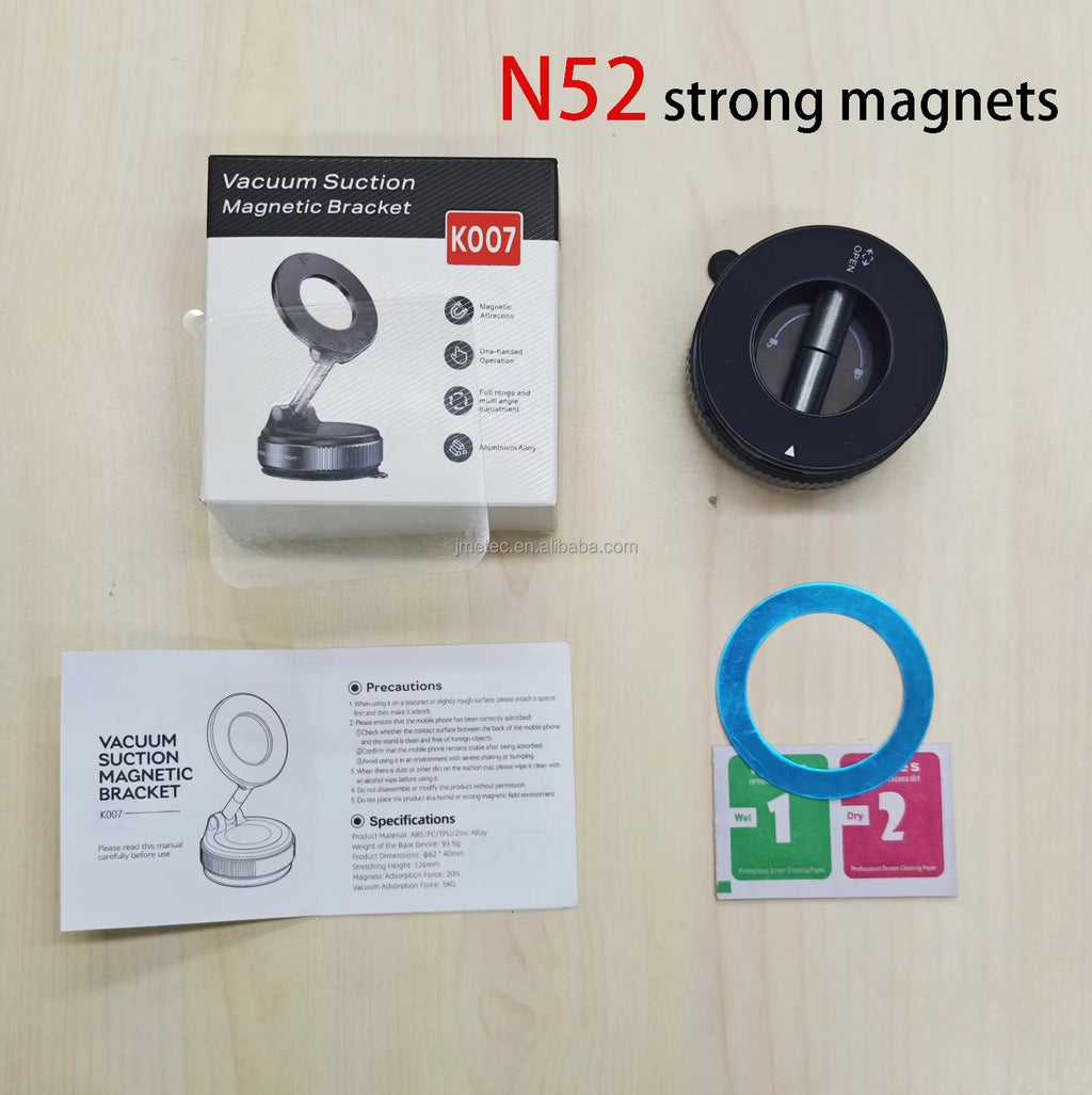 vacuum suction cup magnetic phone holder