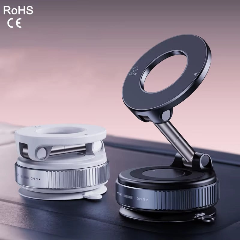 vacuum suction cup magnetic phone holder