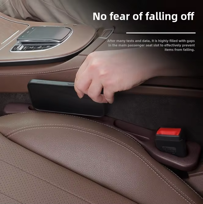 Universal Car Seat Gap Plug Seam Filler Anti-Loss Seat Side Slot Strip Crevice Organizer Storage Box Anti-Leak Filling Strip