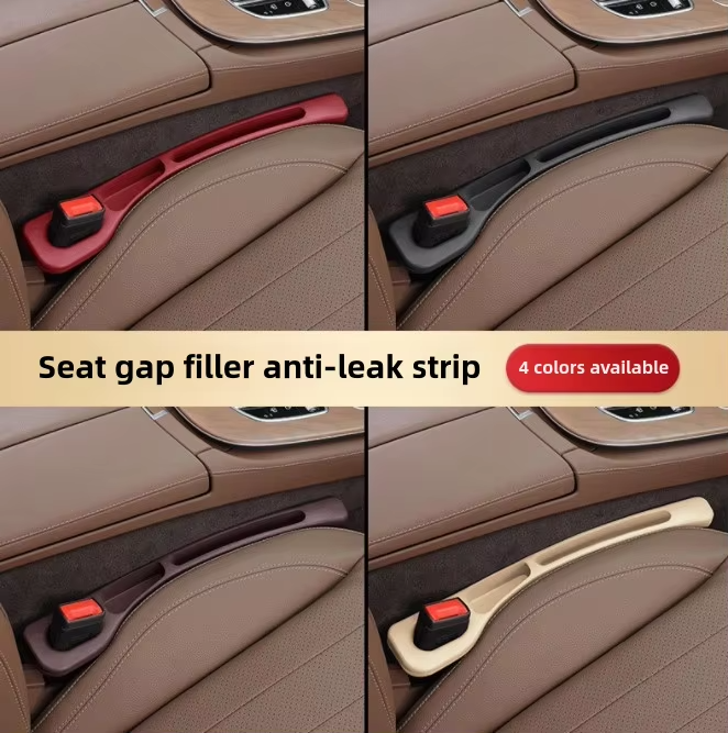 Universal Car Seat Gap Plug Seam Filler Anti-Loss Seat Side Slot Strip Crevice Organizer Storage Box Anti-Leak Filling Strip