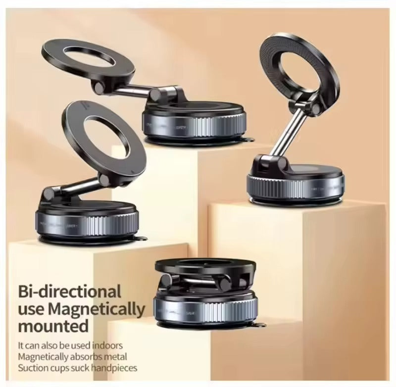 vacuum suction cup magnetic phone holder
