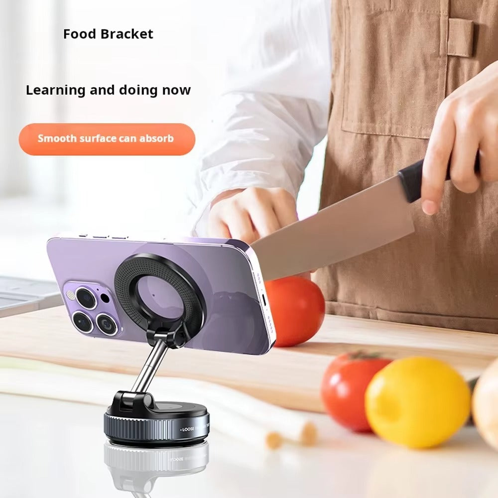 vacuum suction cup magnetic phone holder